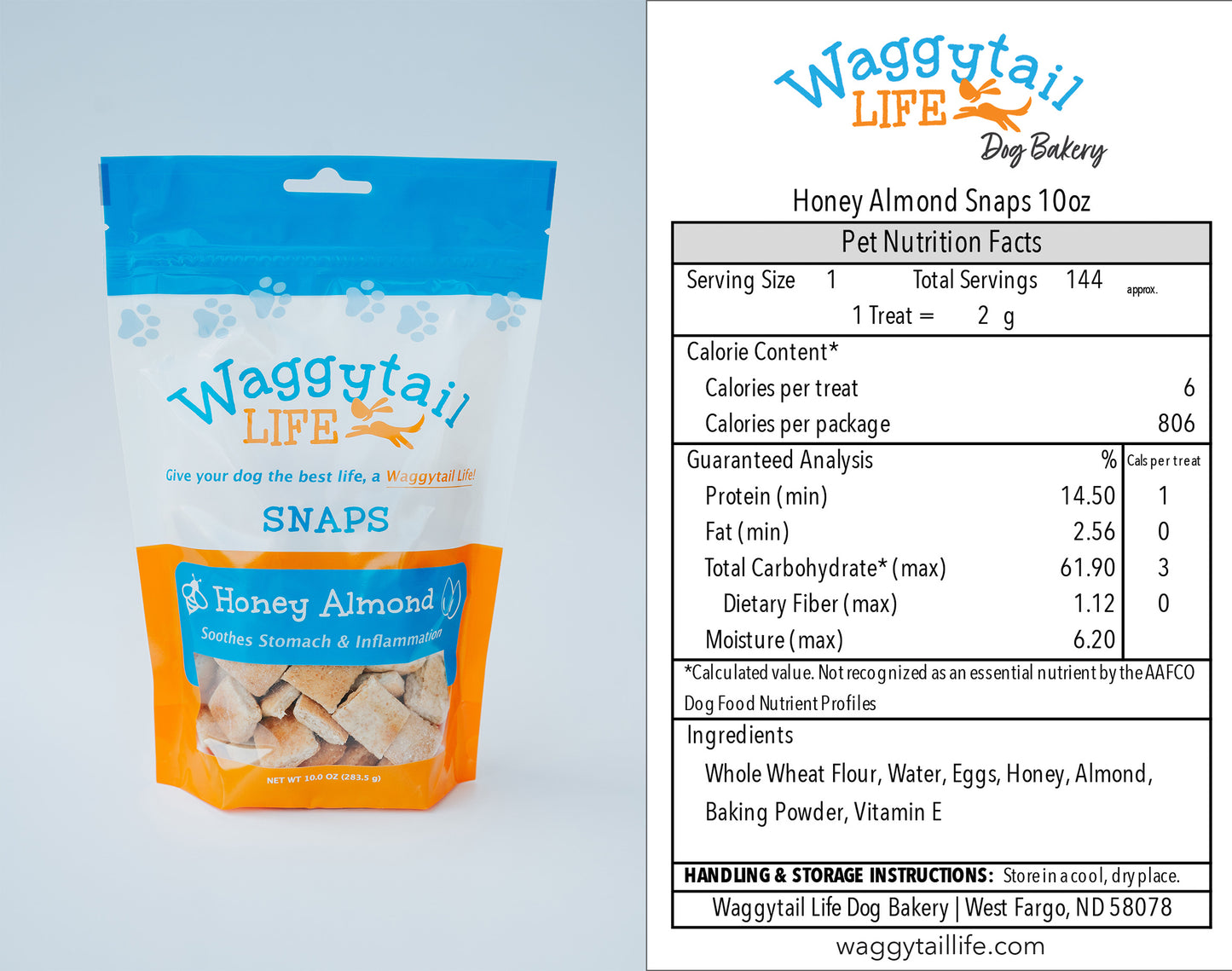 HONEY ALMOND All Natural Everyday Dog Treats