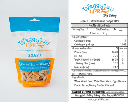 PEANUT BUTTER BANANA All Natural Everyday Dog Treats