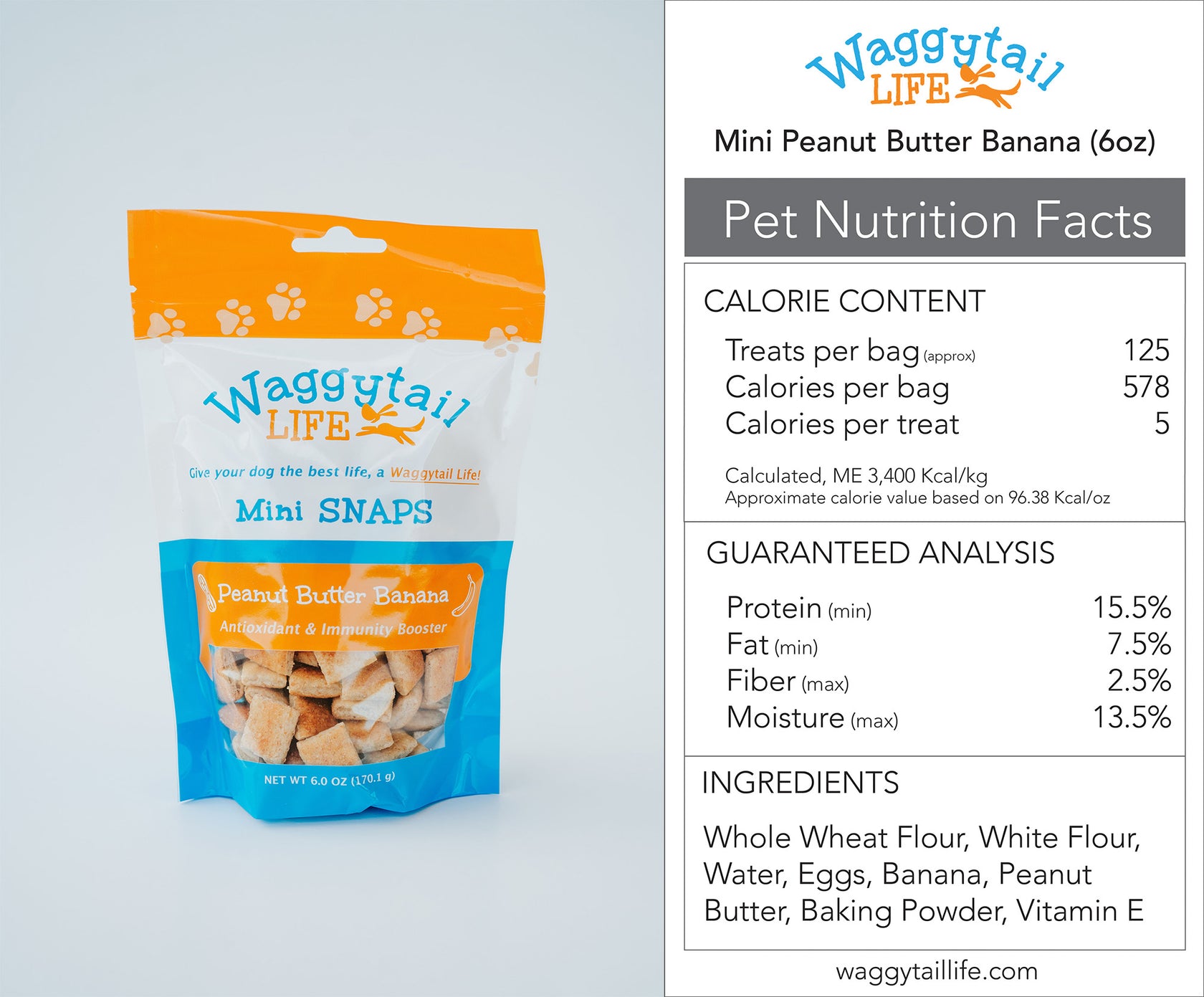 PEANUT BUTTER BANANA All Natural Everyday Dog Treats Waggytail Life